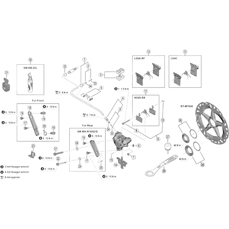 Balfes Bikes Shimano BRM985 Connecting Bolt | Free postage over £30, £10 off first order, price match & 0% finance.