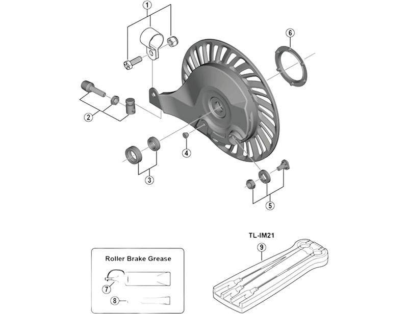 Balfes Bikes Shimano nexus BR-IM45-R left hand washer unit for 3/8 hub axle - 7.2 mm | Free postage over £30, £10 off first order, price match & 0% finance.