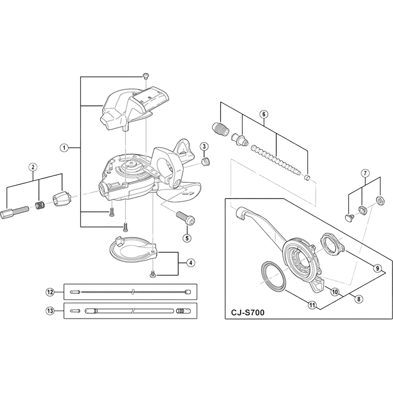 Balfes Bikes Shimano BL-M775 clamp bolt - M6 x 14.8mm | Free postage over £30, £10 off first order, price match & 0% finance.