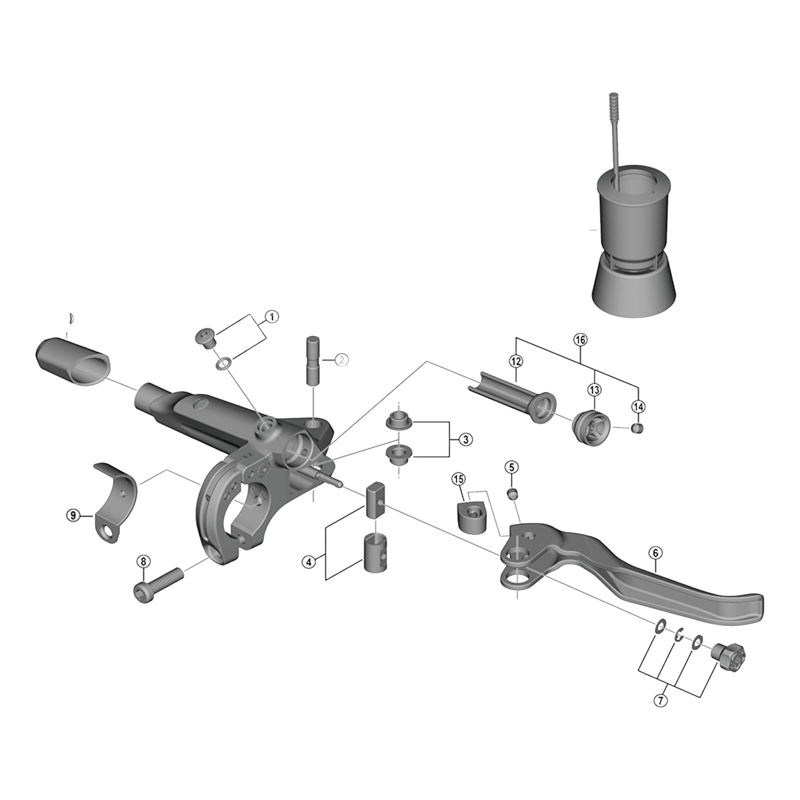 Balfes Bikes Shimano BL-T785 adjust boss and sleeve | Free postage over £30, £10 off first order, price match & 0% finance.