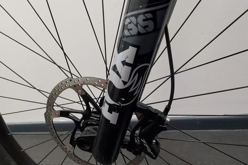 EX DEMO Marin Rift Zone E2 X-Large Electric Mountain Bike 2024 in Tan/Chrome-9