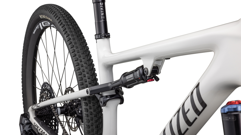 Specialized Epic Pro Full Suspension Mountain Bike 2023 in Dune White Granite/Obsidian-6