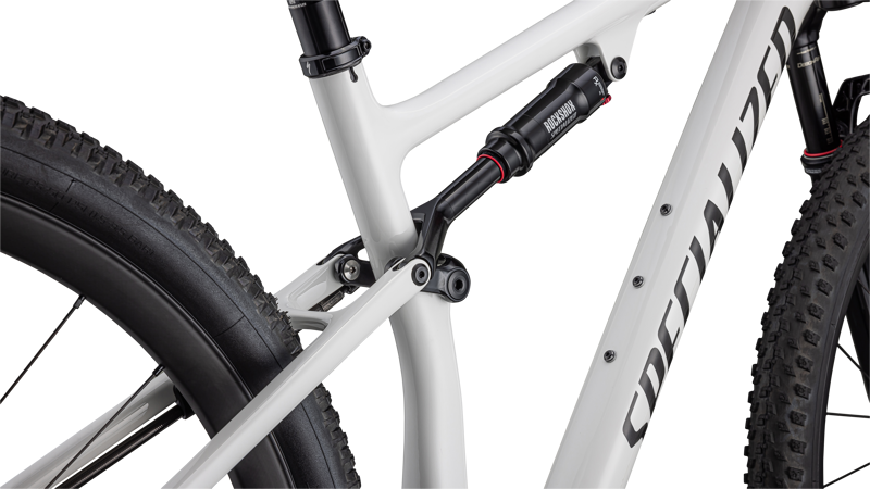 Specialized Epic Pro Full Suspension Mountain Bike 2023 in Dune White Granite/Obsidian-7