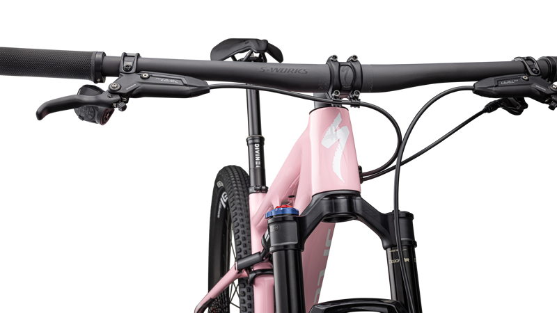 Specialized Epic Pro LTD Full Suspension Mountain Bike 2023 in Desert Rose/White Silver-4