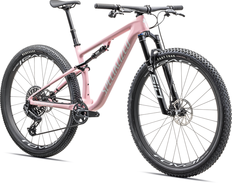 Specialized Epic Pro LTD Full Suspension Mountain Bike 2023 in Desert Rose/White Silver-1