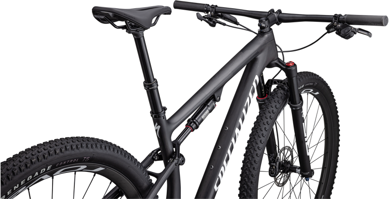 Specialized Epic Expert Full Suspension Mountain Bike 2023 in Carbon/White Silver-3