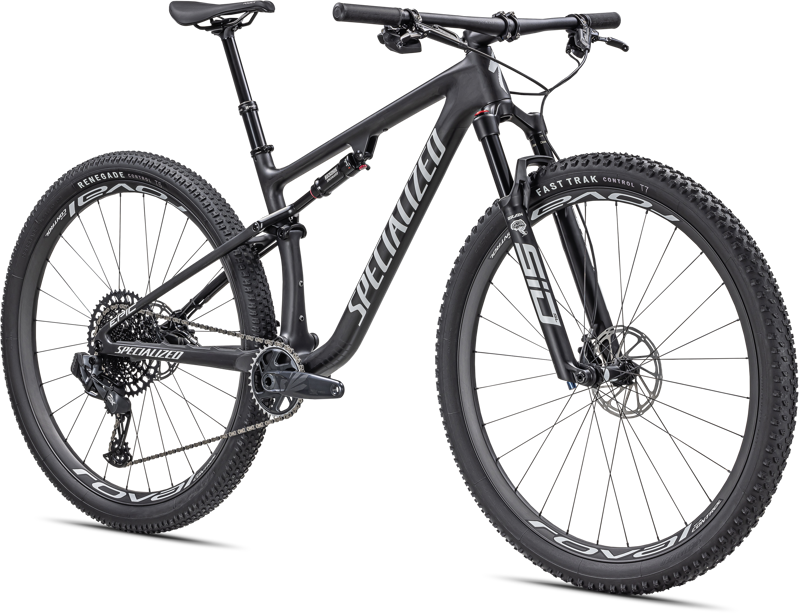 Specialized Epic Expert Full Suspension Mountain Bike 2023 in Carbon/White Silver-1