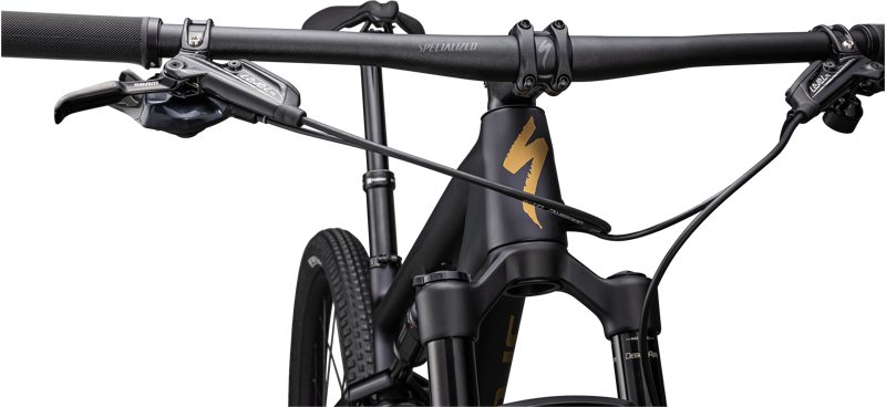 Specialized Epic Comp Full Suspension Mountain Bike 2023 in Midnight Shadow/Harvest Gold-4