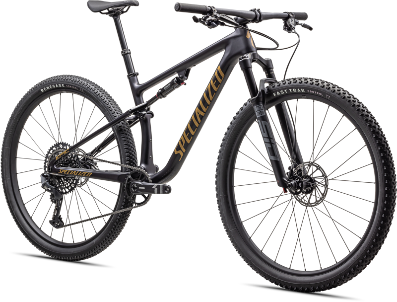 Specialized Epic Comp Full Suspension Mountain Bike 2023 in Midnight Shadow/Harvest Gold-1