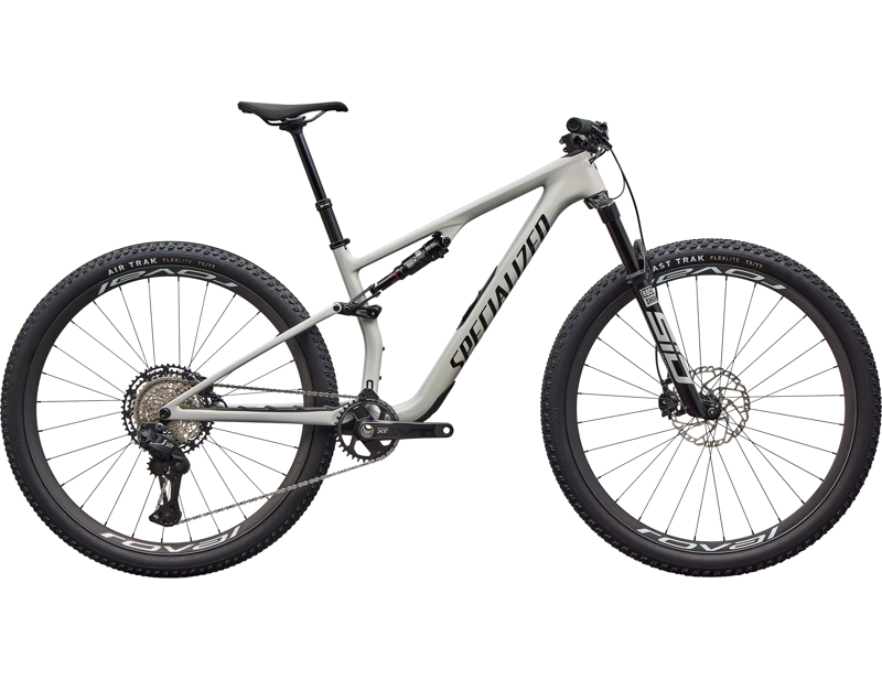 Specialized Epic 8 Expert Di2 Full Suspension Mountain Bike 2026 in Gloss Dolomite Metallic / Obsidian