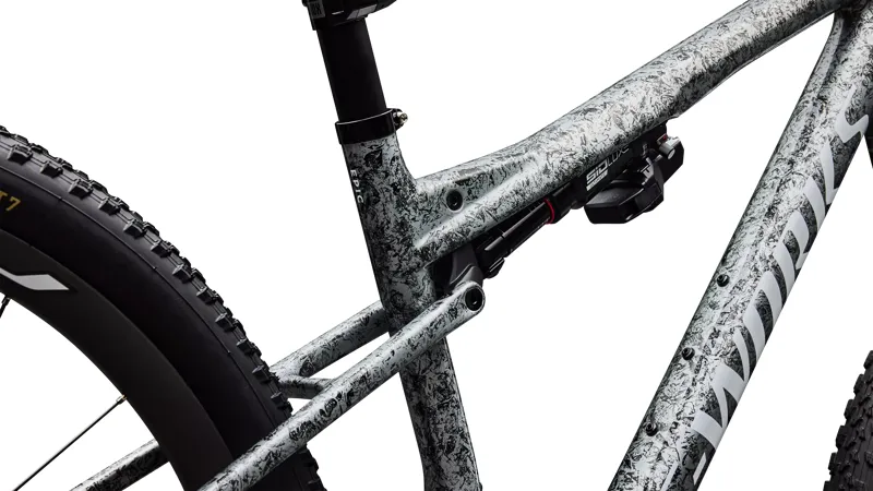 Specialized S-Works Epic 9 Full Suspension Mountain Bike 2027 in Gloss Metallic Obsidian Multi-colour-6