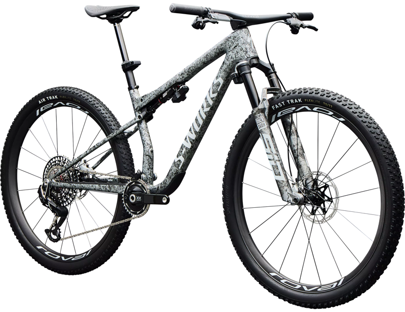 Specialized S-Works Epic 9 Full Suspension Mountain Bike 2027 in Gloss Metallic Obsidian Multi-colour-2