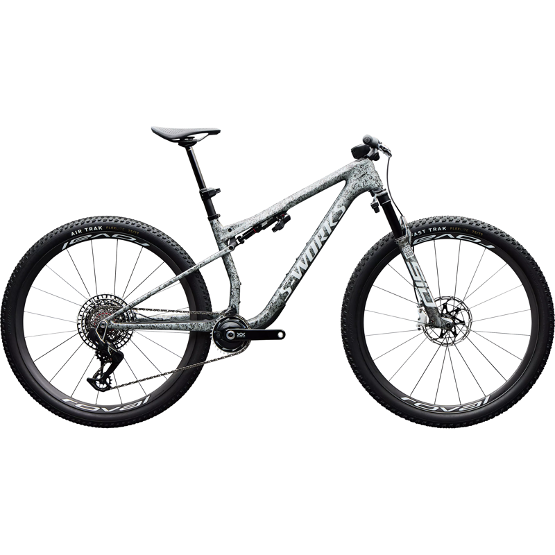 Balfes Bikes Specialized S-Works Epic 9 Full Suspension Mountain Bike 2027 in Gloss Metallic Obsidian Multi-colour | Free postage over £30, £10 off first order, price match & 0% finance.