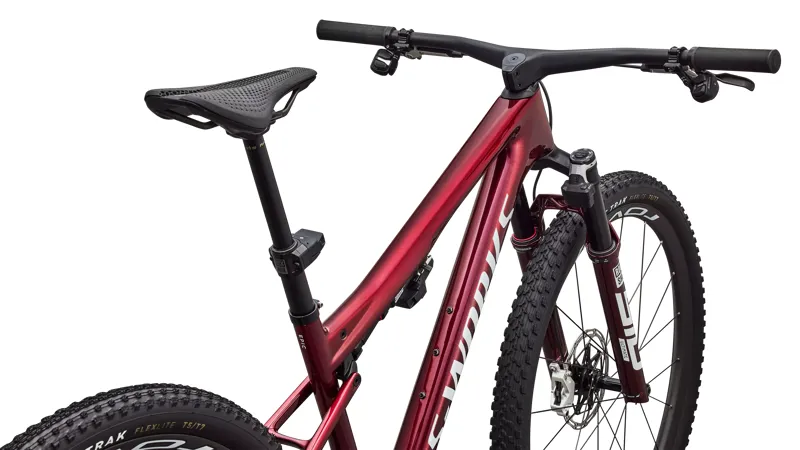 Specialized S-Works Epic 9 Full Suspension Mountain Bike 2027 in Gloss Red Tint/Metallic White-3