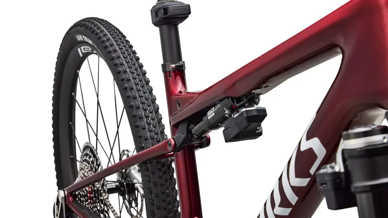 Specialized S-Works Epic 9 Full Suspension Mountain Bike 2027 in Gloss Red Tint/Metallic White-5