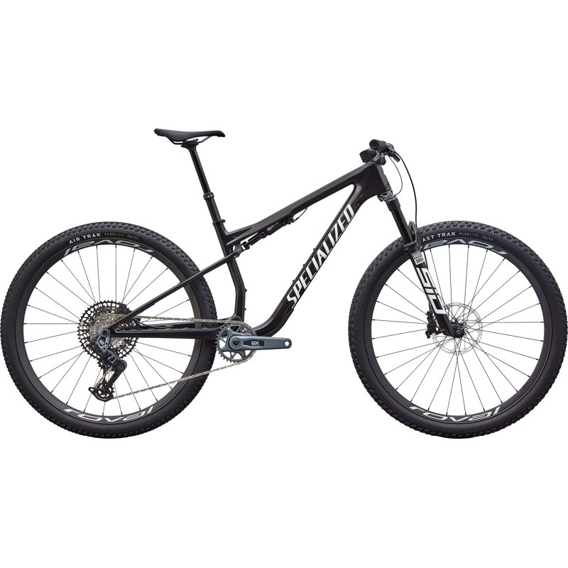 Balfes Bikes Specialized Epic 9 Expert Full Suspension Mountain Bike 2027 in Gloss Carbon/White | Free postage over £30, £10 off first order, price match & 0% finance.