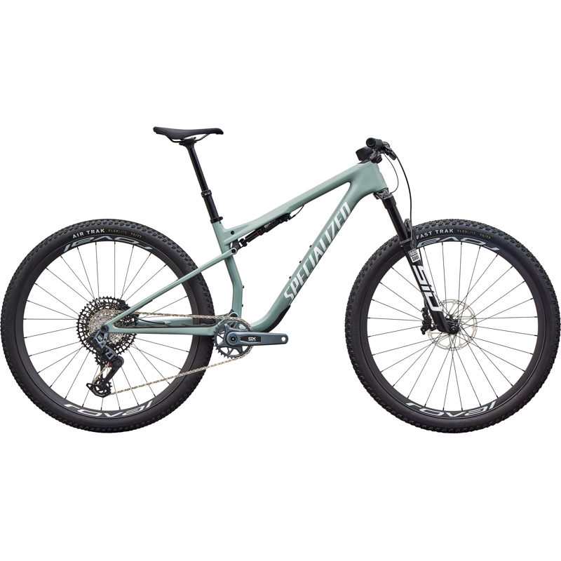 Balfes Bikes Specialized Epic 9 Expert Full Suspension Mountain Bike 2027 in Gloss Agave Grey/Silver | Free postage over £30, £10 off first order, price match & 0% finance.