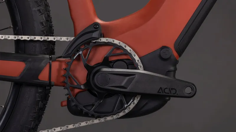 Cube Reaction Hybrid Race 800 EE Electric Mountain Bike 2026 Amber/Black-4