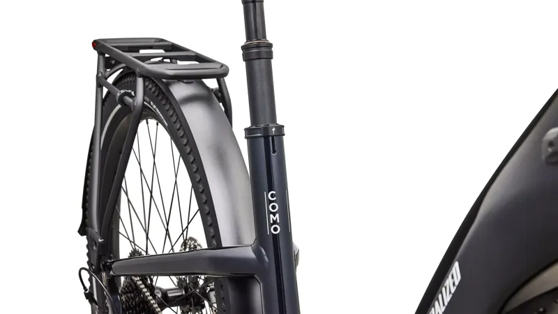 Specialized Turbo Como 4.0 Electric Hybrid Bike 2026 in Gloss Metallic Dark Navy / Satin Silver Reflective-5