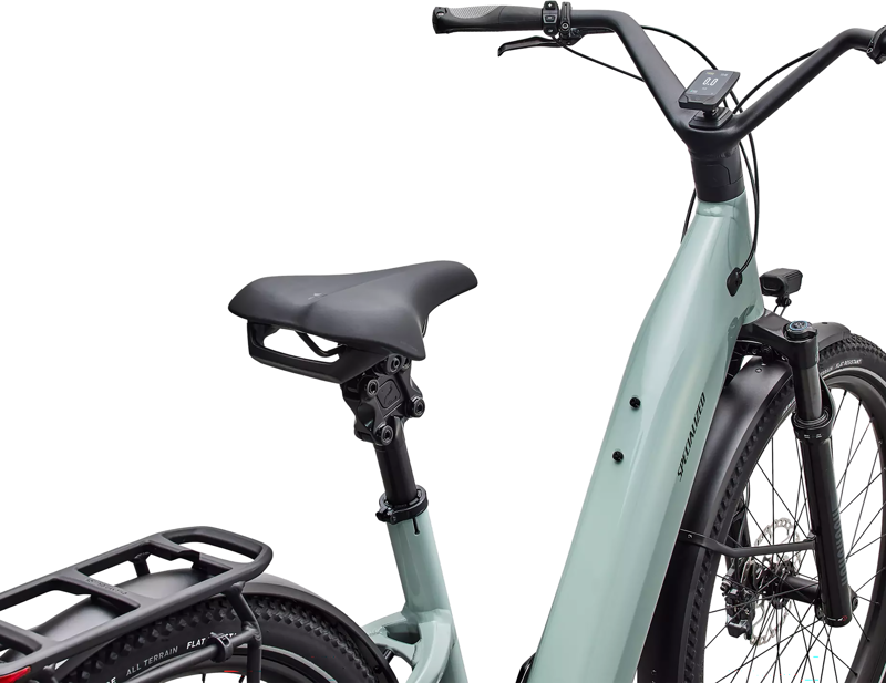 Specialized Turbo Como 5.0 IGH Electric Hybrid Bike 2027 in Gloss Agave Grey/Oak Green Metallic-3
