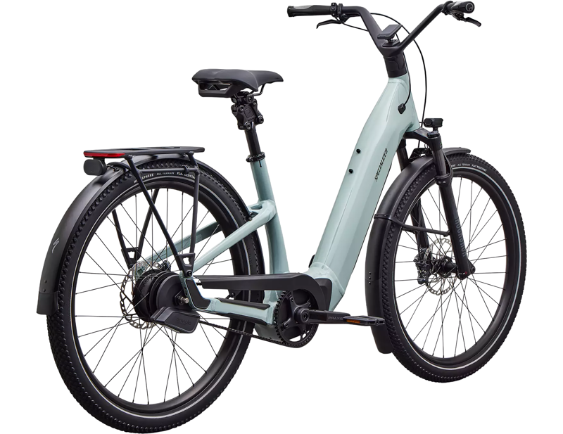 Specialized Turbo Como 5.0 IGH Electric Hybrid Bike 2027 in Gloss Agave Grey/Oak Green Metallic-4