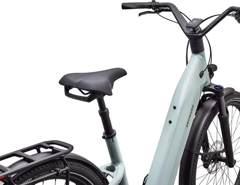 Specialized Turbo Como 4.0 Electric Hybrid Bike 2027 in Gloss Agave Grey/Oak Green Metallic-4