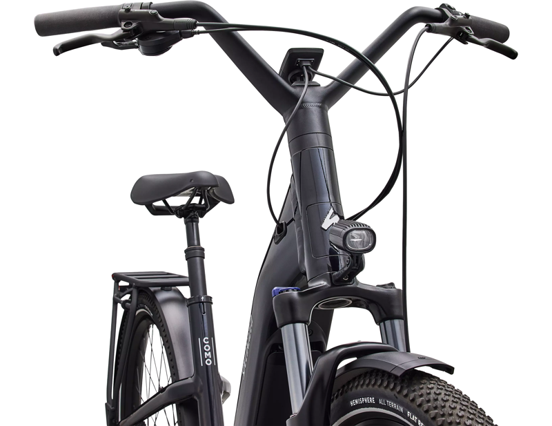 Specialized Turbo Como 4.0 Electric Hybrid Bike 2027 in Gloss Metallic Dark Navy-3