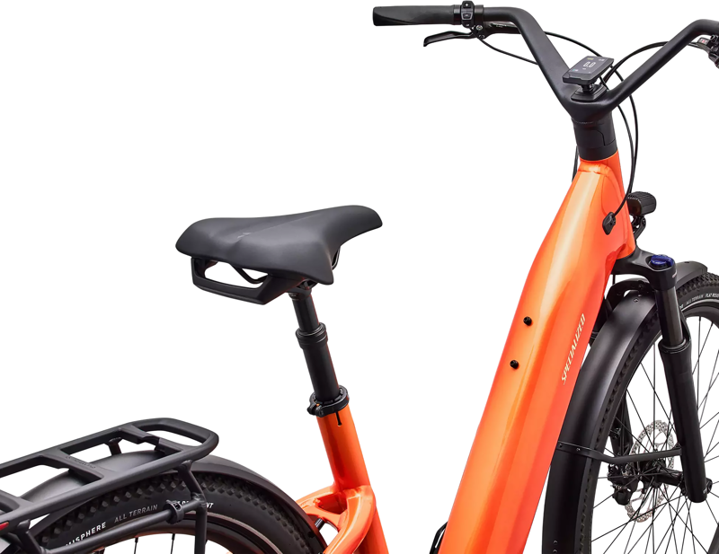 Specialized Turbo Como 4.0 Electric Hybrid Bike 2027 in Gloss Tangerine/Sunset Yellow-4