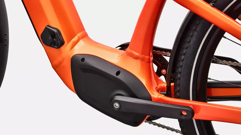 Specialized Turbo Como 4.0 Electric Hybrid Bike 2027 in Gloss Tangerine/Sunset Yellow-5