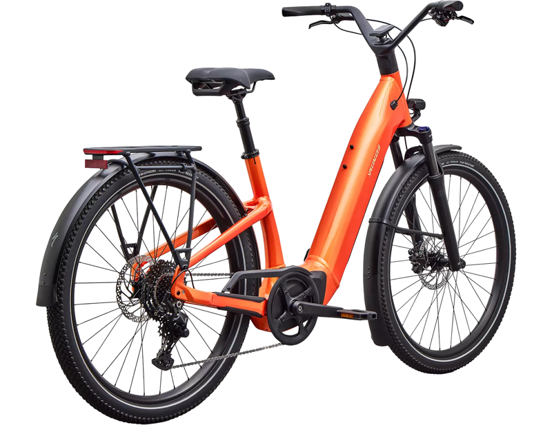 Specialized Turbo Como 4.0 Electric Hybrid Bike 2027 in Gloss Tangerine/Sunset Yellow-2