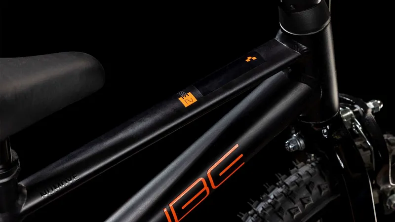 Cube Numove 120 RT 12 Inch Kids Bike 2025 in Black/Orange-1