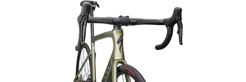 Specialized Tarmac SL7 Comp - Shimano 105 Di2 Carbon Road Bike 2025 In Spruce/Midnight Shadow-5