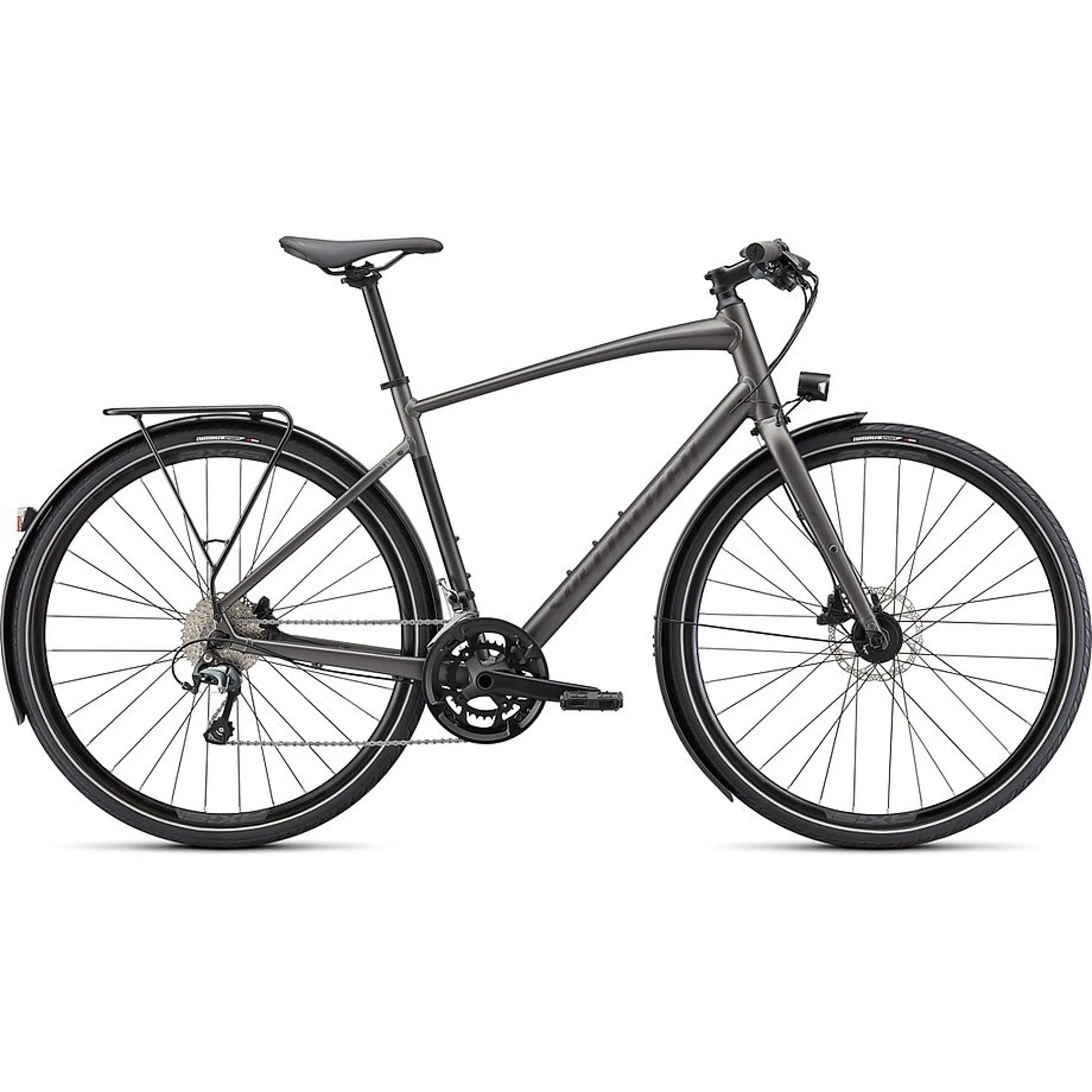 Specialized Sirrus EQ Hybrid Bike 2023 in Smoke/ Black