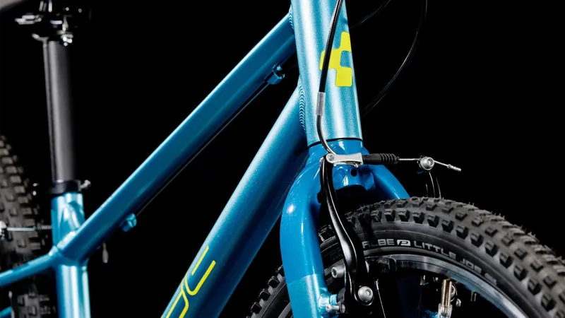 Cube Numove 240 24 Inch Wheel Kids Bike 2025 in Blue/Lime-6