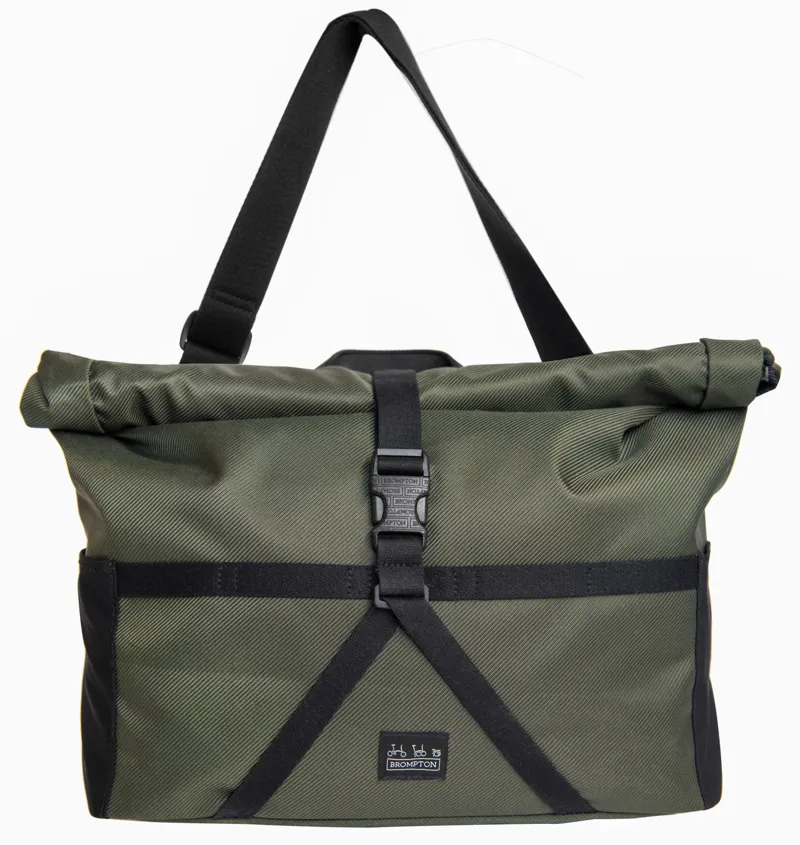 Brompton Borough Roll Top Bag Medium in Olive-1