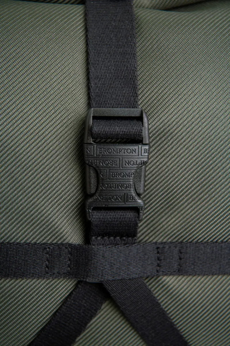 Brompton Borough Roll Top Bag Medium in Olive-5