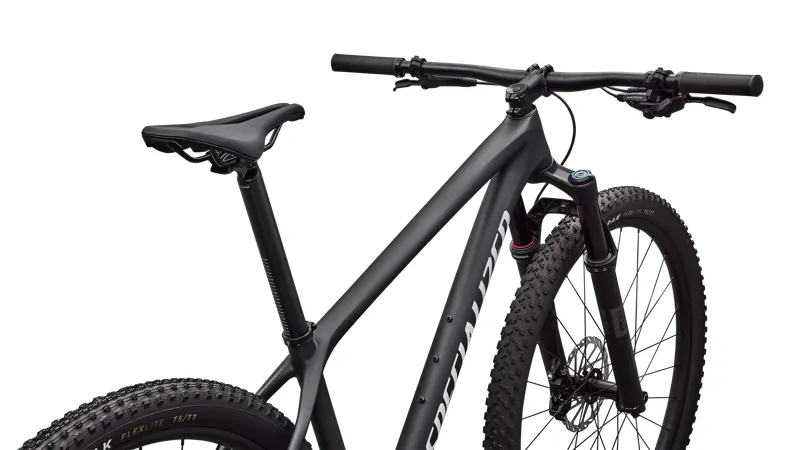 Specialized Epic Hardtail Comp Hardtail Mountain Bike 2026 in Satin Carbon / Metallic White Silver-3