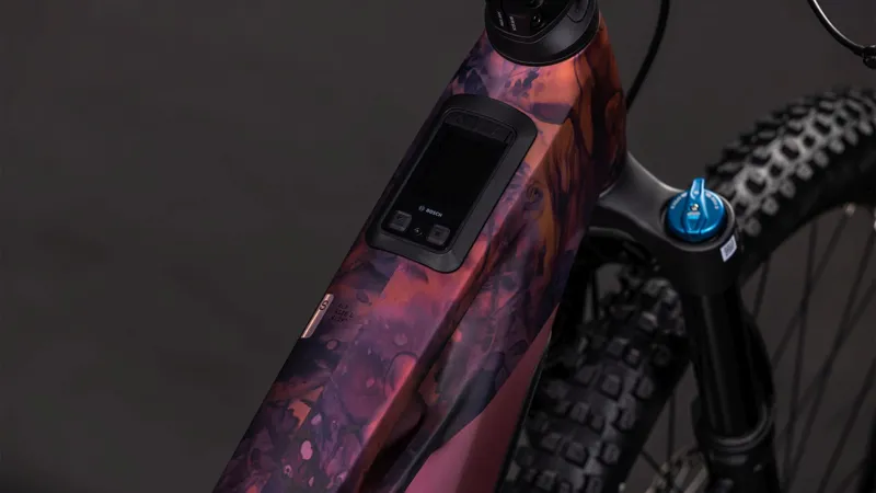 Cube Stereo Hybrid one44 HPC SLX 800 Full Suspension Electric Mountain Bike 2026 in Shiftblush/Art-1