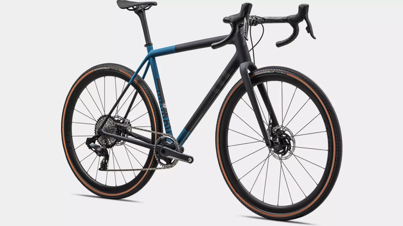 Specialized S-Works Crux eTap Gravel Bike 2024 in Dark Navy/Mystic Blue/Midnight Shadow-1
