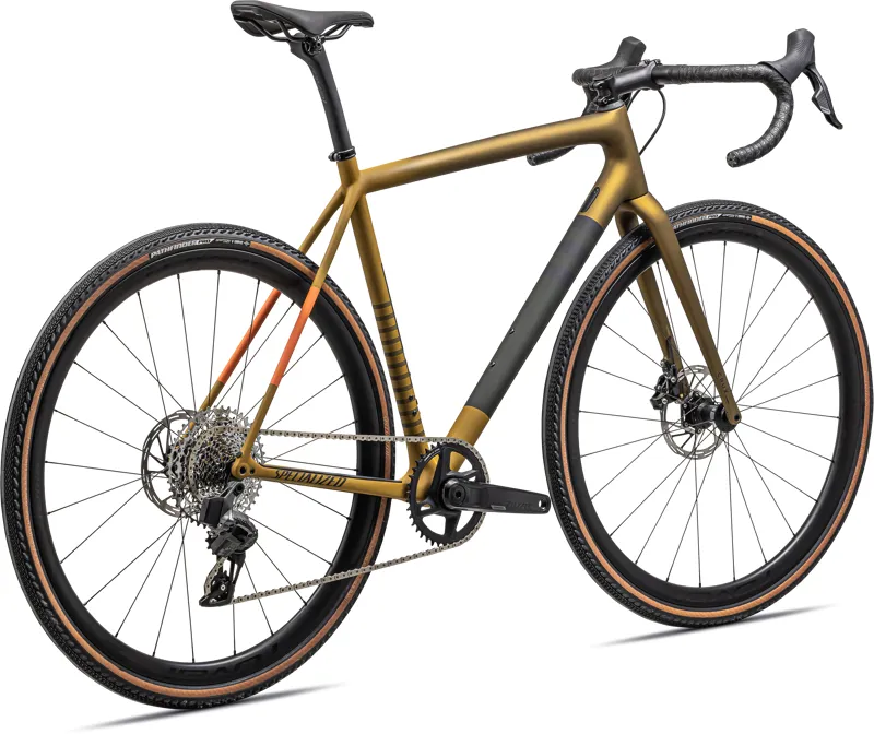 Specialized Crux Expert Gravel Bike 2024 in Harvest Gold/Oak Green-2