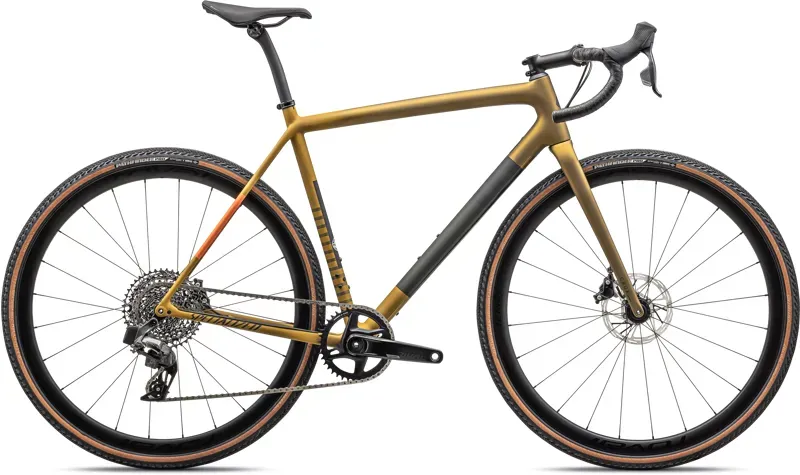 EX DISPLAY Specialized Crux Expert Gravel Bike 52cm 2024 in Harvest Gold/Oak Green
