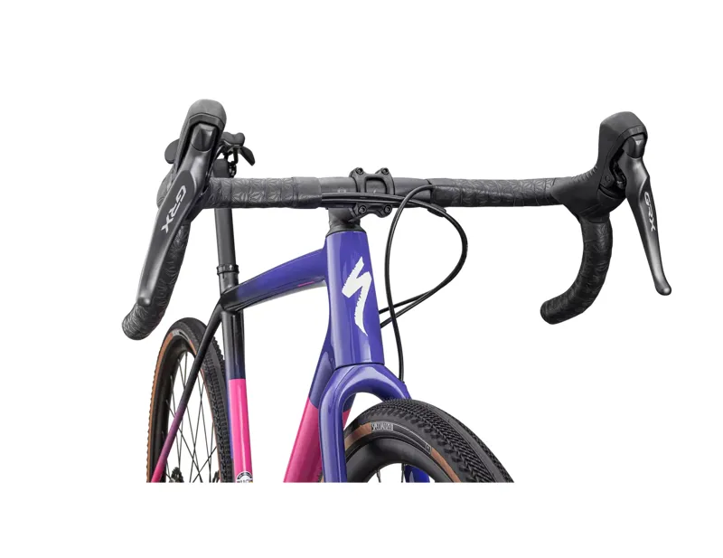 Specialized Crux Comp Gravel Bike 2025 in Carbon/Purple Haze/Rebel Pink/Birch-4