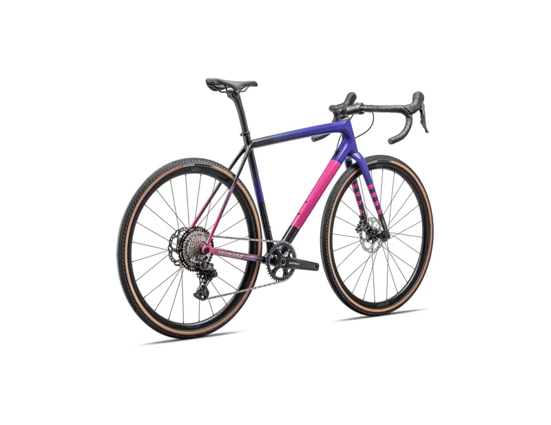 Specialized Crux Comp Gravel Bike 2025 in Carbon/Purple Haze/Rebel Pink/Birch-2