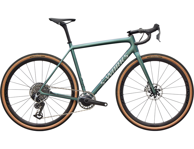 Balfes Bikes Specialized S-Works Crux Gravel Bike 2026 in Premium Fjord/Dolomite Metallic | Free postage over £30, £10 off first order, price match & 0% finance.