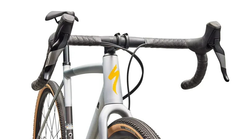 Specialized Crux DSW Comp Gravel Bike 2026 in Shadow Silver/California Sunshine-4