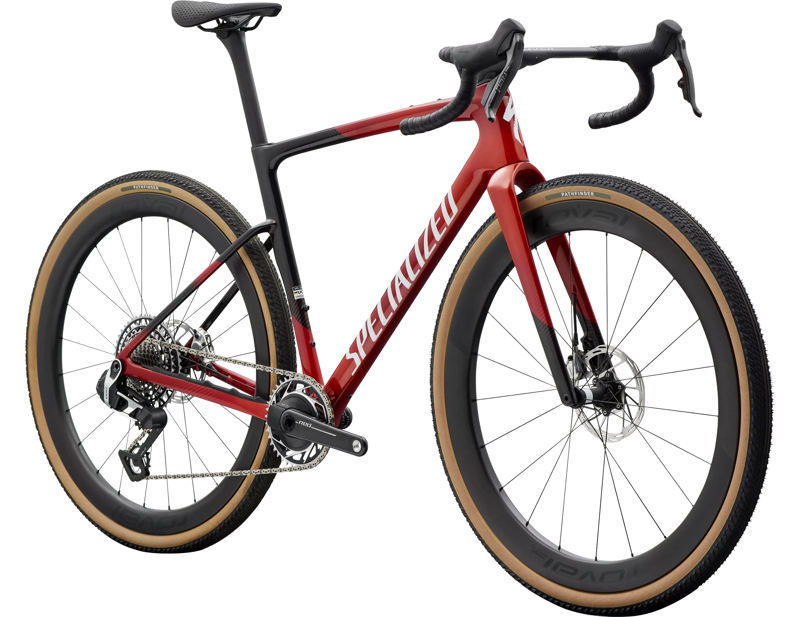 Specialized Crux 5 S-Level Carbon AXS Gravel Bike 2027 in Redwood Metallic/White-1