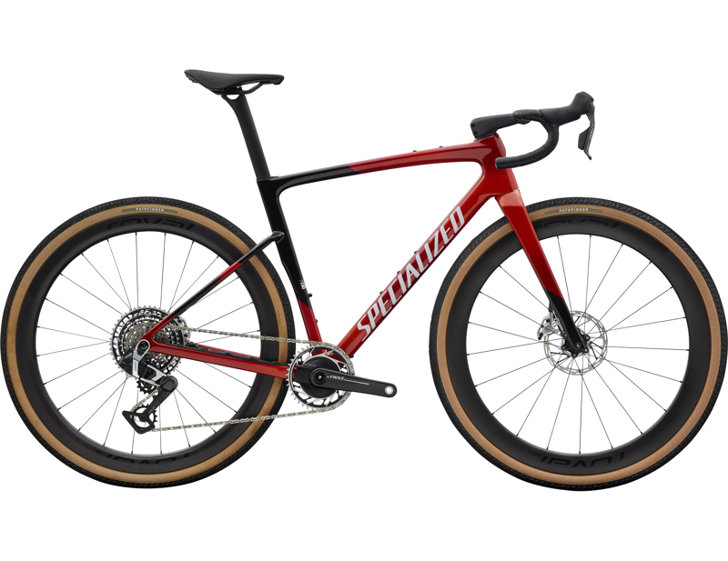 Specialized Crux 5 S-Level Carbon AXS Gravel Bike 2027 in Redwood Metallic/White