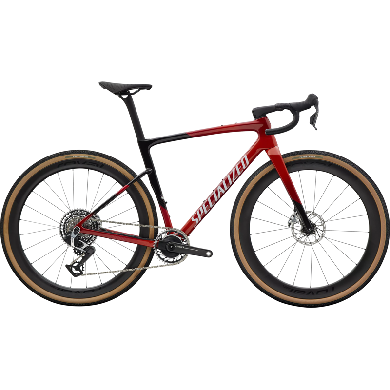 Balfes Bikes Specialized Crux 5 S-Level Carbon AXS Gravel Bike 2027 in Redwood Metallic/White | Free postage over £30, £10 off first order, price match & 0% finance.