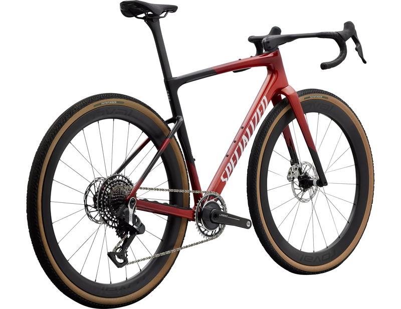 Specialized Crux 5 S-Level Carbon AXS Gravel Bike 2027 in Redwood Metallic/White-2