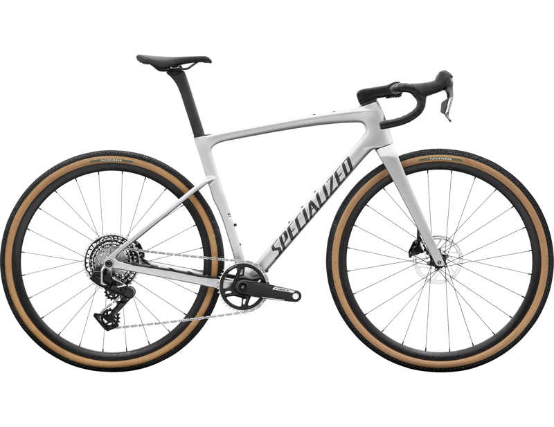 Specialized Crux 5 Expert Carbon AXS Gravel Bike 2027 in Shadow Silver